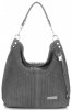 Bőr táska shopper bag Vittoria Gotti szürke V80051